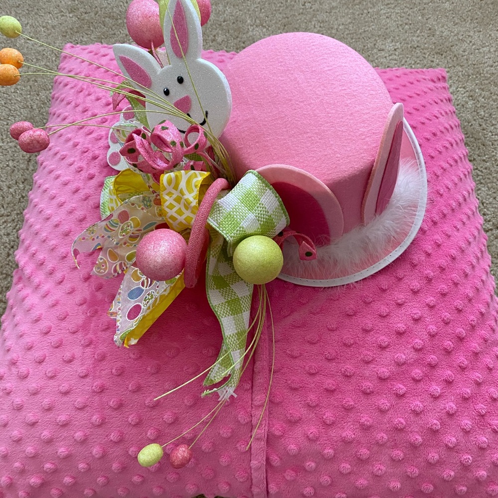 Pink Bunny Kids Hat